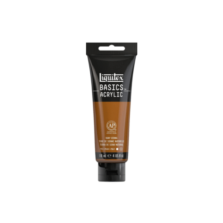 Raw sienna آکریلیک BASICS از برند LIQUITEX