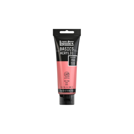 صورتی Rose آکریلیک BASICS از برند LIQUITEX حجم 118ml