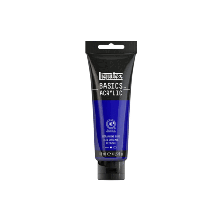 آبی Ultramarine آکریلیک BASICS از برند LIQUITEX حجم 118ML