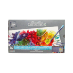 مداد آبرنگ 36 تایی از برند Cretacolor جعبه فلزی