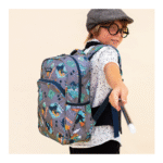 کوله پشتی دو زیپ DRAGON از برند GABOL تک رنگ طوسی