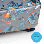 کوله پشتی دو زیپ DRAGON از برند GABOL تک رنگ طوسی