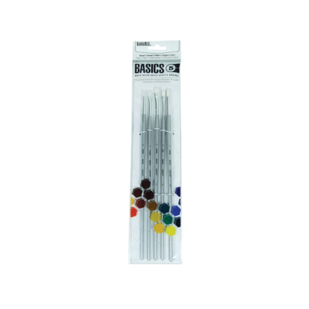 مجموعه 5 تایی قلمو Liquitex مدل Basics کد 692002