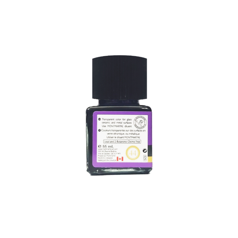 رنگ شیشه مونمارت Violet کد 44 حجم 55 میلی لیتر