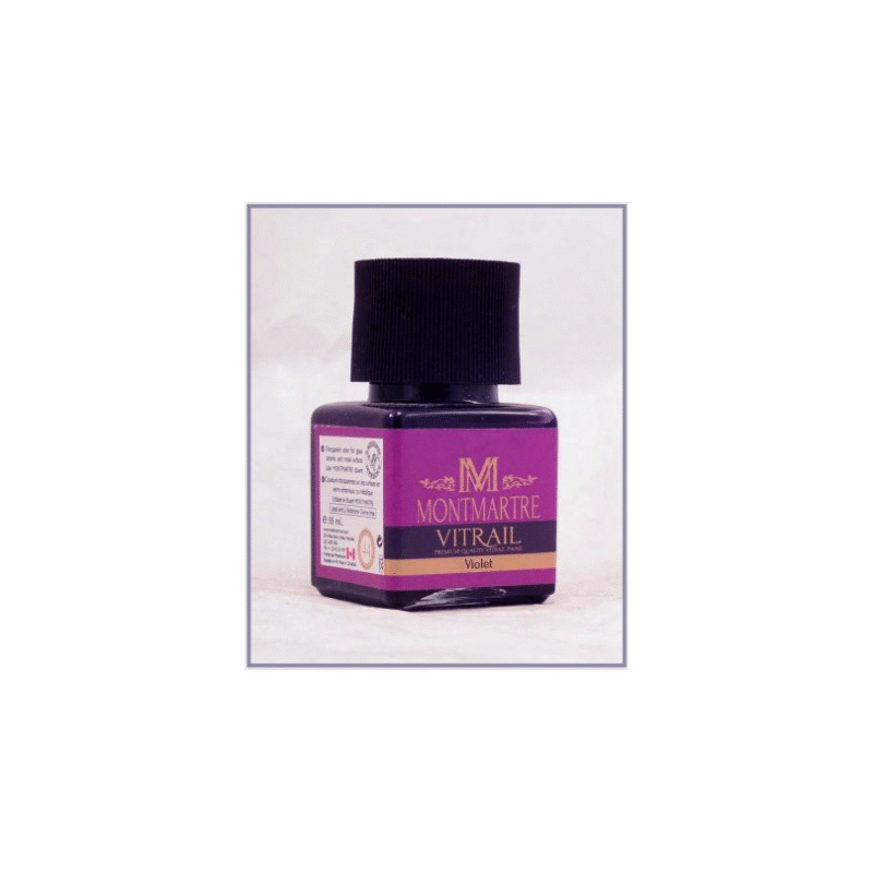 رنگ شیشه مونمارت Violet کد 44 حجم 55 میلی لیتر