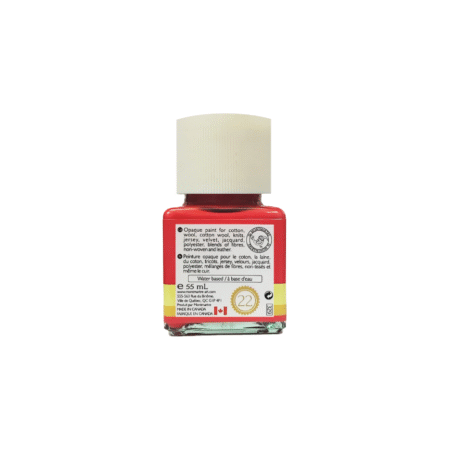 رنگ پارچه مونمارت Tomato red کد 22 حجم 55 میلی لیتر