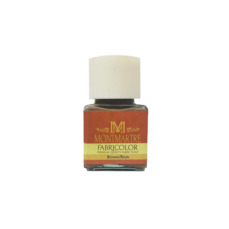 رنگ پارچه مونمارت Brown کد 61 حجم 55ml