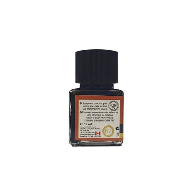 رنگ شیشه مونمارت Brown کد 62 حجم 55 میلی لیتر