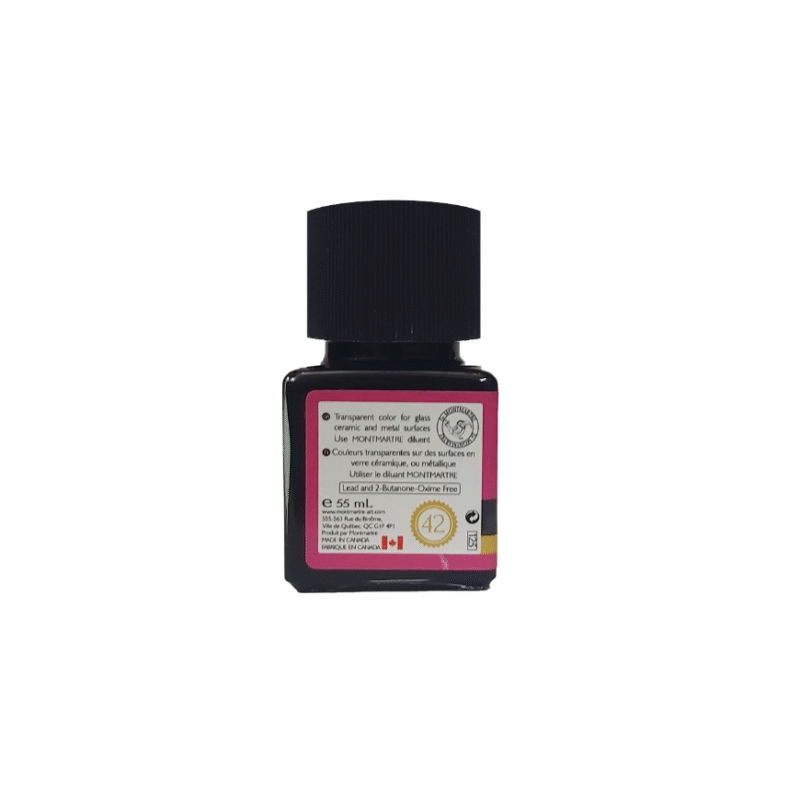 رنگ شیشه مونمارت Old pink کد 42 حجم 55 میلی لیتر