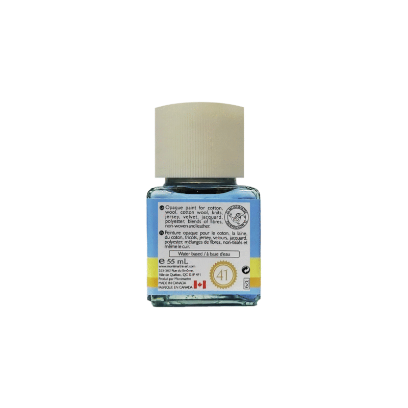 رنگ پارچه مونمارت Sky blue کد 41 حجم 55ml