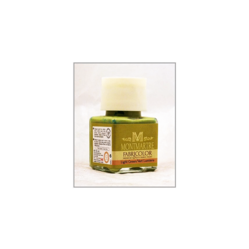 رنگ پارچه مونمارت Light green کد 53 حجم 55 میلی لیتر