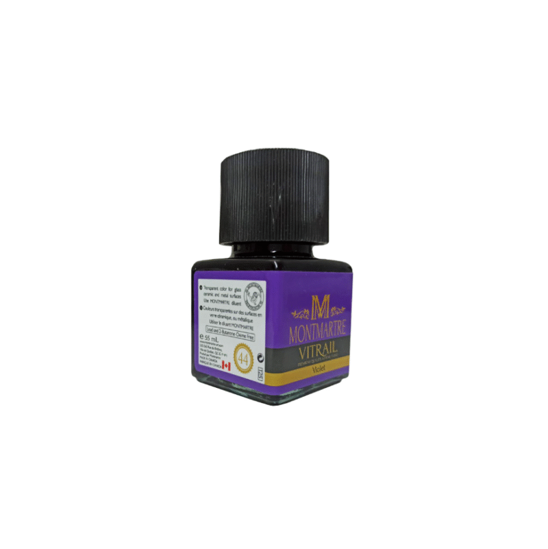 رنگ شیشه مونمارت Violet کد 44 حجم 55 میلی لیتر