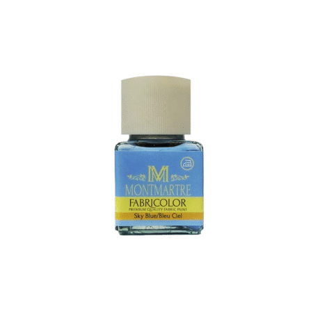 رنگ پارچه مونمارت Sky blue کد 41 حجم 55ml