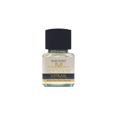 رنگ شیشه مونمارت White pearl کد 74 حجم 55 میلی لیتر