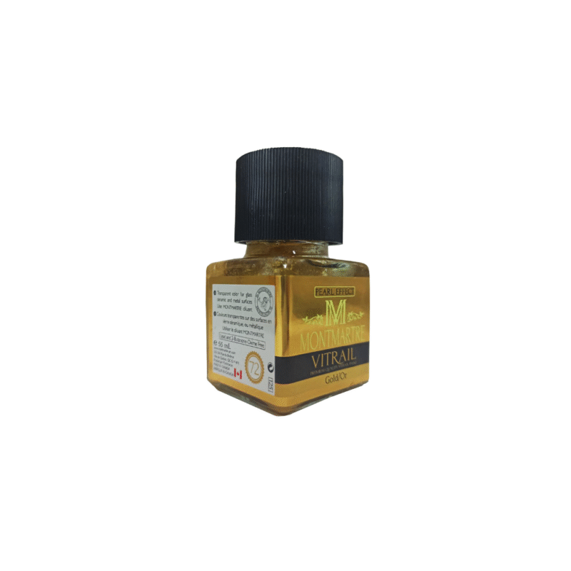 رنگ شیشه مونمارت Gold pearl کد 72 حجم 55 میلی لیتر