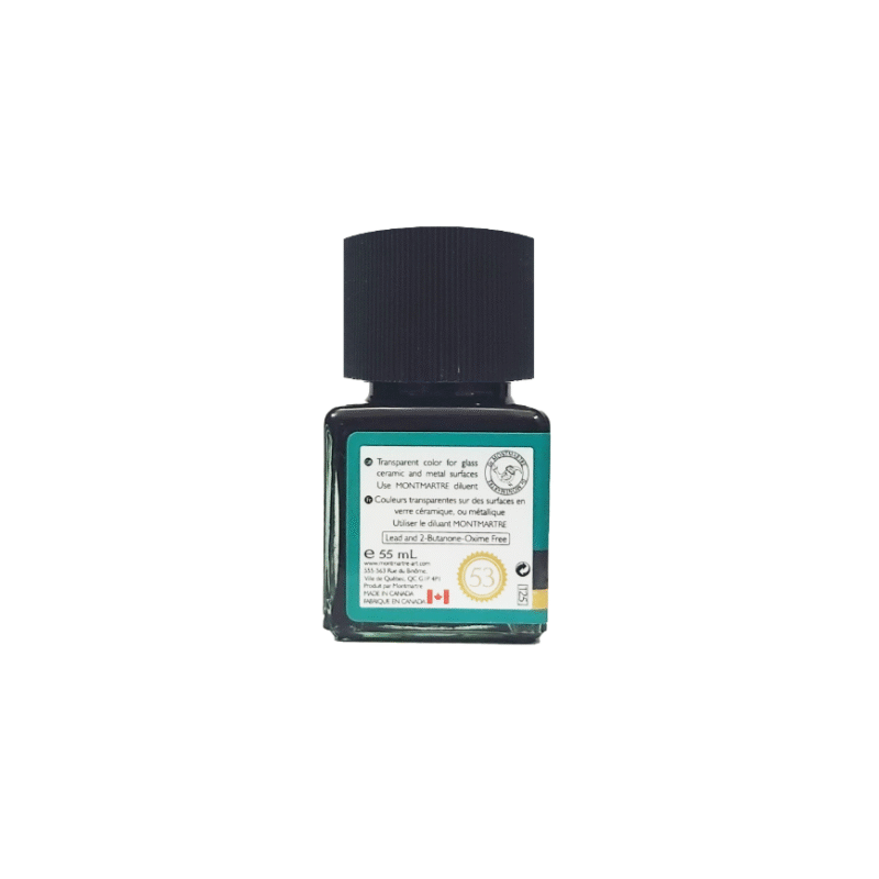 رنگ شیشه مونمارت Emerald کد 53 حجم 55 میلی لیتر
