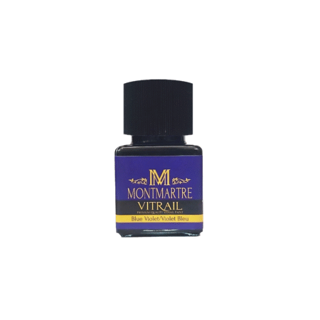 رنگ شیشه مونمارت Blue Violet کد 33 حجم 55 میلی لیتر