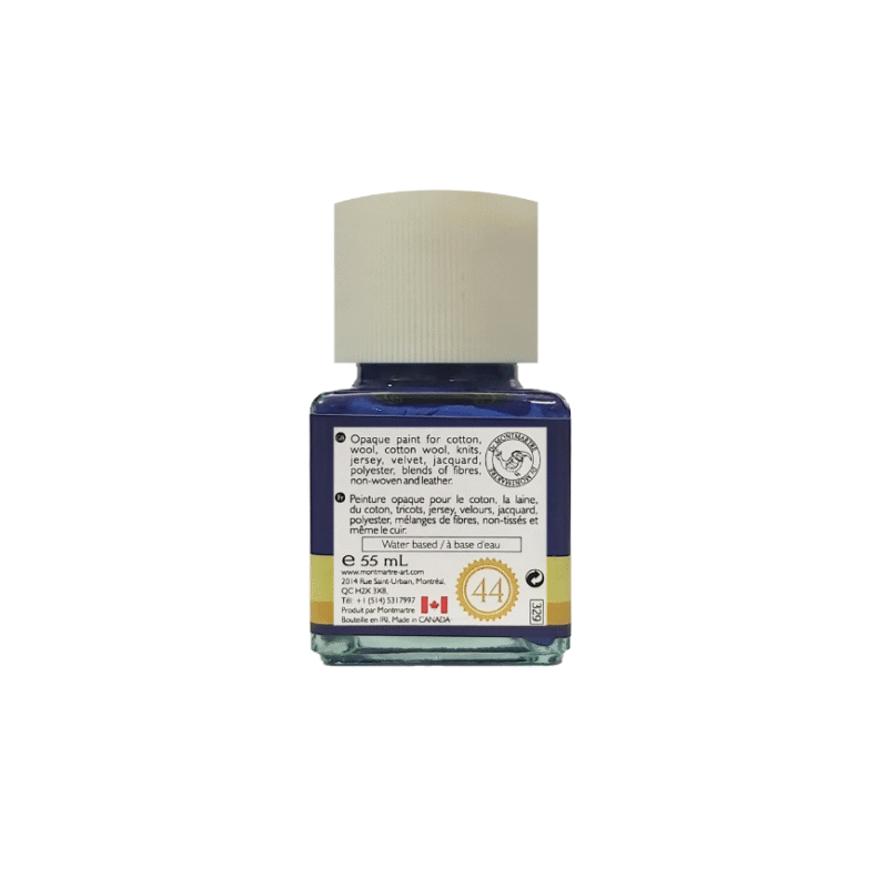 رنگ پارچه مونمارت Deep Blue کد 44 حجم 55 میلی لیتر