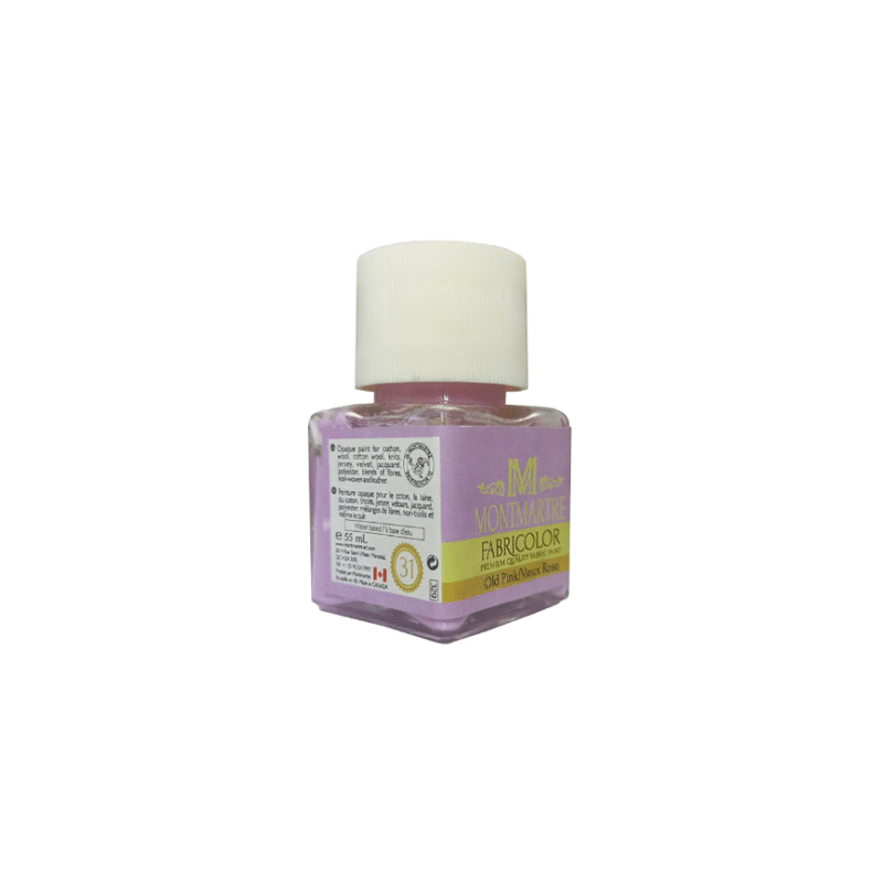 رنگ پارچه مونمارت Old pink کد 31 حجم 55 میلی لیتر