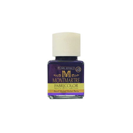 رنگ پارچه مونمارت Pearl violet کد 75 با افکت مرواریدی