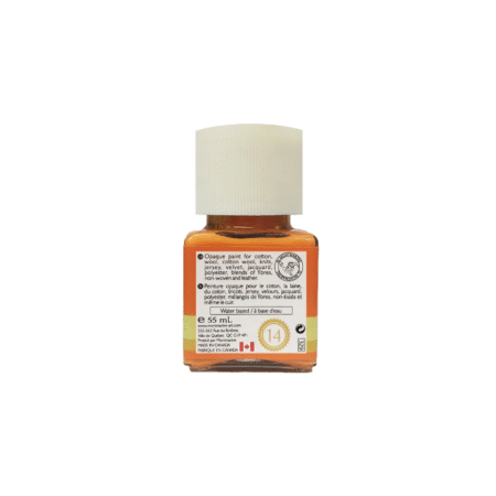 رنگ پارچه مونمارت Orange کد 14 حجم 55 میلی لیتر