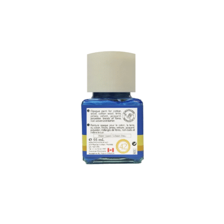 رنگ پارچه مونمارت Indigo blue کد 42 حجم 55 میلی لیتر