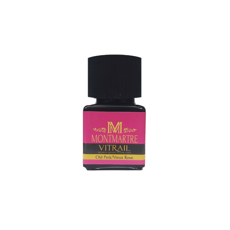 رنگ شیشه مونمارت Old pink کد 42 حجم 55 میلی لیتر