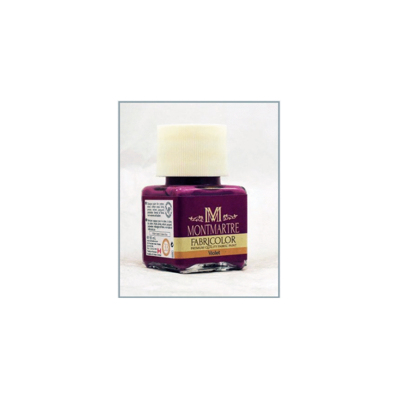 رنگ پارچه مونمارت Violet کد 33 حجم 55 میلی لیتر