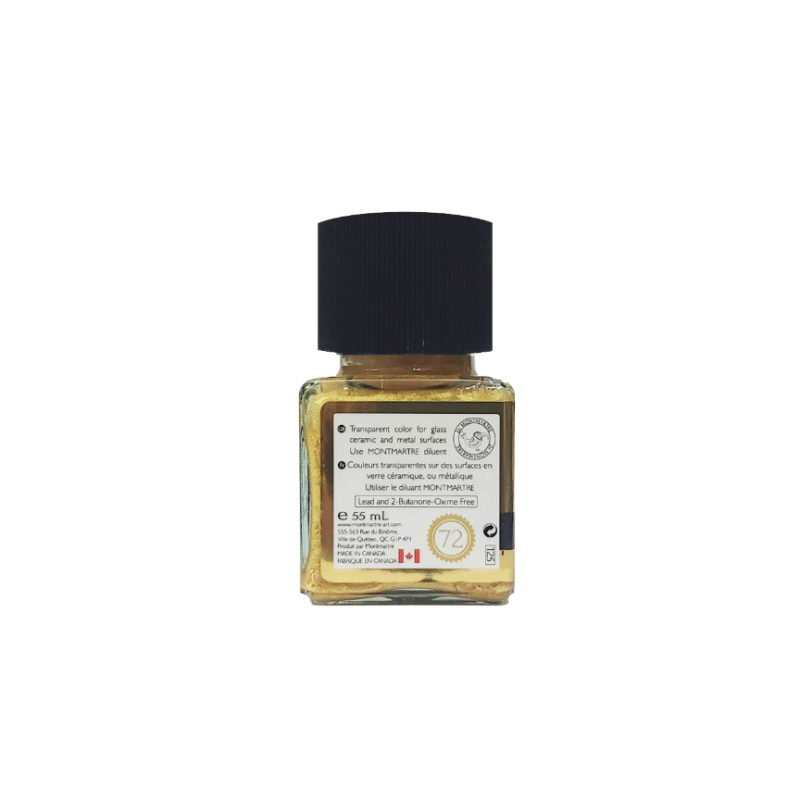 رنگ شیشه مونمارت Gold pearl کد 72 حجم 55 میلی لیتر