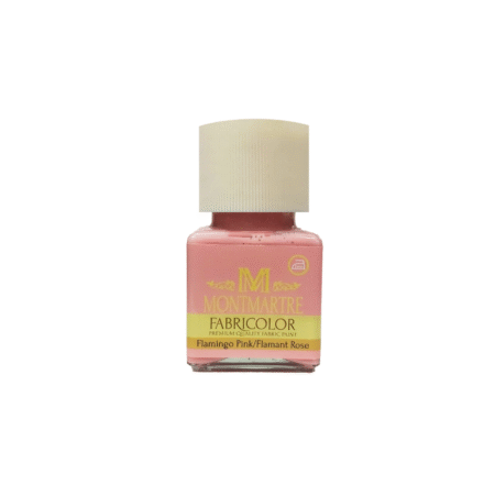 رنگ پارچه مونمارت Flamingo pink کد 25 حجم 55 میلی لیتر