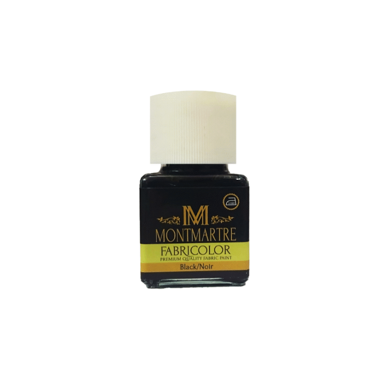 رنگ پارچه مونمارت Black کد 09 حجم 55 میلی لیتر