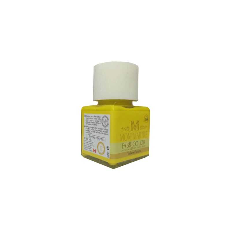رنگ پارچه مونمارت Yellow کد 11 حجم 55 میلی لیتر