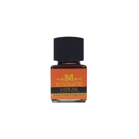 رنگ شیشه مونمارت Yellow orange کد 12 حجم 55 میلی لیتر
