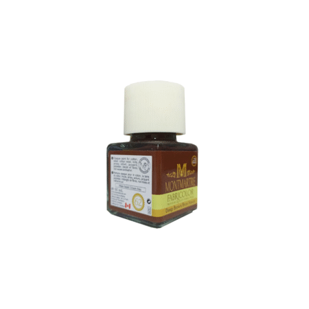 رنگ پارچه مونمارت Deep brown کد 62 حجم 55ml