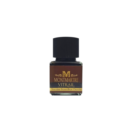رنگ شیشه مونمارت Chocolate brown کد 63 حجم 55 میلی لیتر