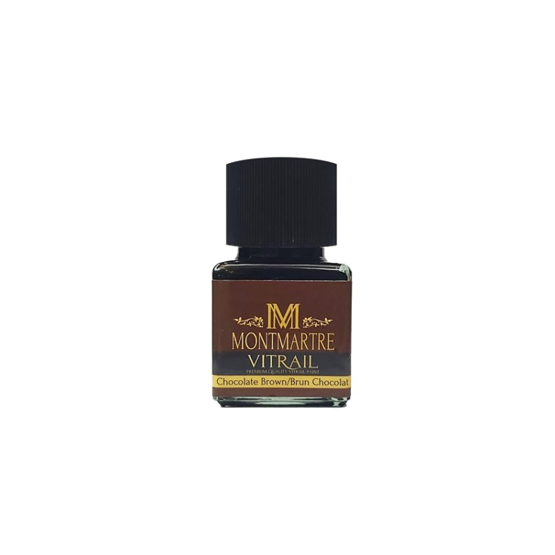 رنگ شیشه مونمارت Chocolate brown کد 63 حجم 55 میلی لیتر
