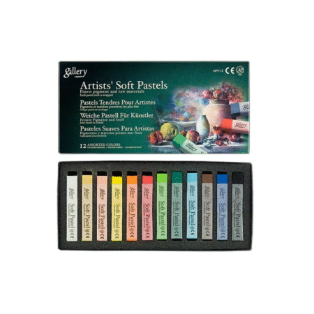 پاستل گچی 24 رنگ مونگیو حرفه ای و نرم