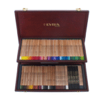 مجموعه 106 تایی Rembrandt از برند LYRA با جعبه چوبی