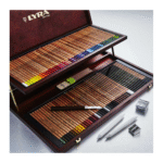 مجموعه 106 تایی Rembrandt از برند LYRA با جعبه چوبی