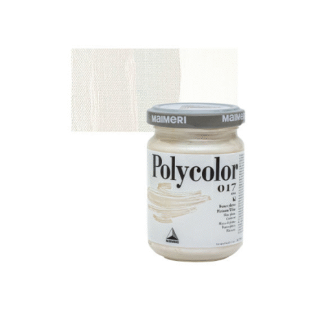 رنگ پلی کالر Platinum White برند Maimeri حجم 140ml