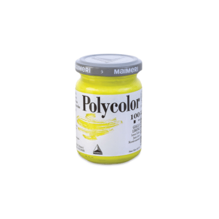 رنگ پلی کالر Lemon Yellow برند Maimeri حجم 140ml
