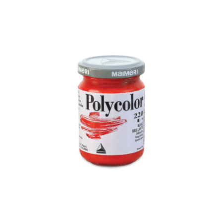 رنگ پلی کالر Brilliant Red برند Maimeri حجم 140ml