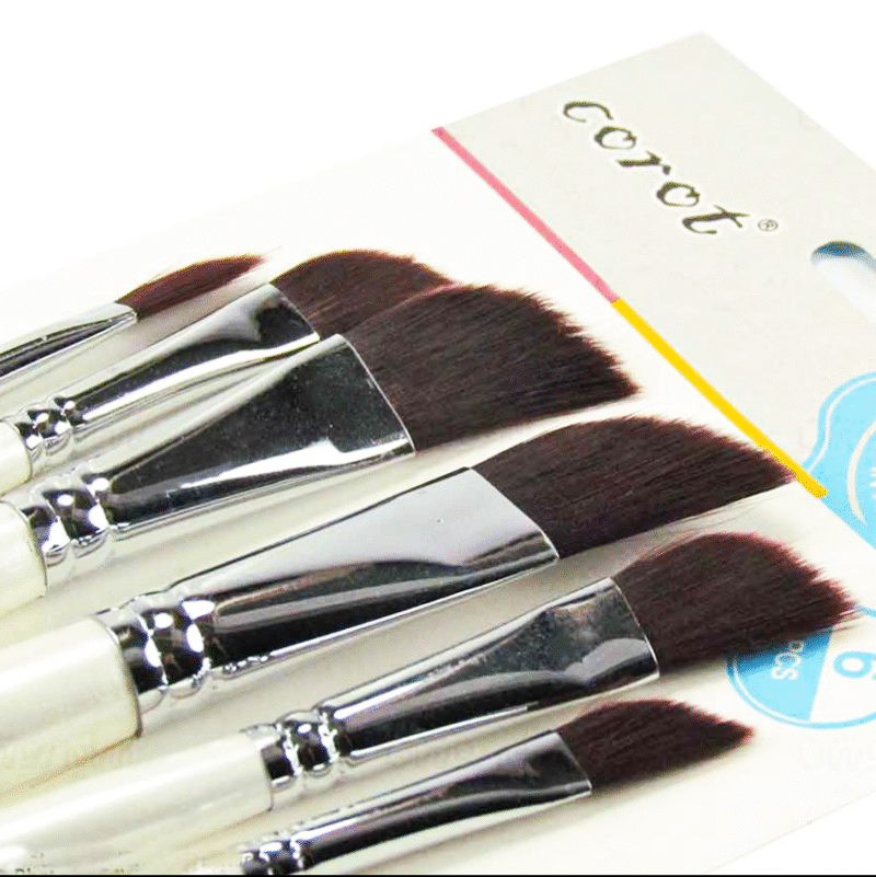 قلمو کوروت مدل Artist Brush بسته 6 تایی نوک شمشیری