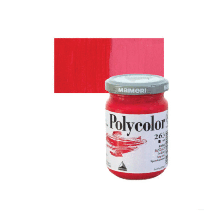رنگ پلی کالر Sandal Red برند Maimeri حجم 140ml