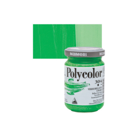 رنگ پلی کالر Brilliant Green Light برند Maimeri حجم 140ml