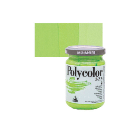 رنگ پلی کالر Yellowish Green برند Maimeri حجم 140ml