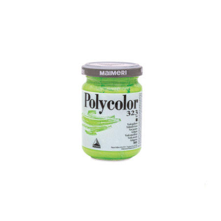 رنگ پلی کالر Yellowish Green برند Maimeri حجم 140ml