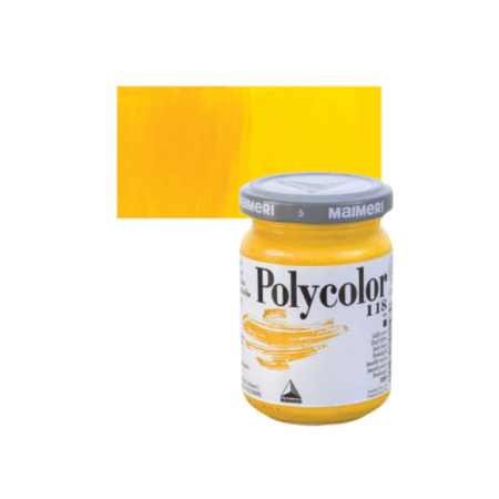 رنگ پلی کالر Deep Yellow برند Maimeri حجم 140ml
