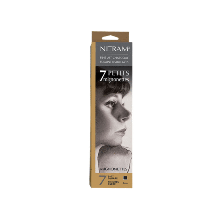 زغال چوبی 4mm نیترام بسته 7 تایی SOFT ROUND