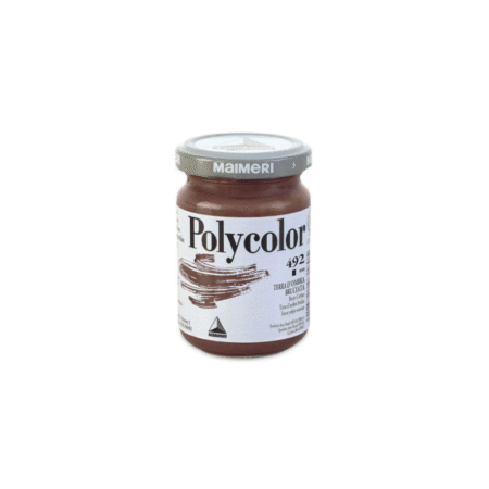 رنگ پلی کالر Burnt Umber برند Maimeri حجم 140ml